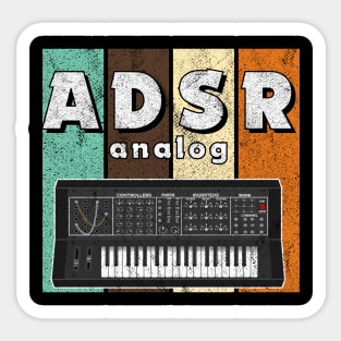 Synthesizer ADSR Synth Analog Modular Eurorack Sticker